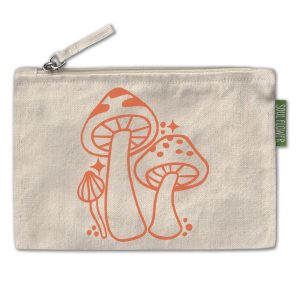 Soul Flower Three Little Mushrooms Large Pouch