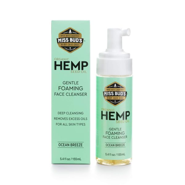 Miss Buds Hemp foaming face cleanser
